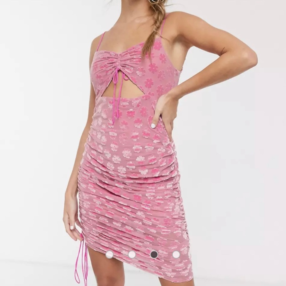 Lusk Velvet Midi Dress